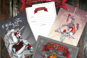 Открытки для цирковой студии