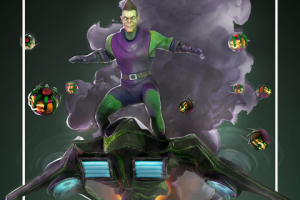 Фан-арт Зелёный Гоблин. Marvel