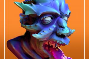 Моделирование стилизованного персонажа, бюст