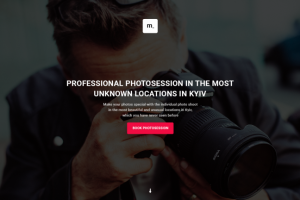 Лендинг для фотографа