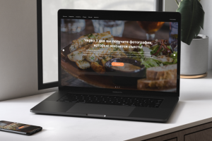 Лендинг на Tilda для фуд-фотографа