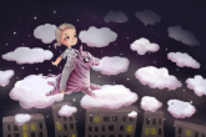 Книжная иллюстрация Сон