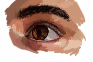 эскиз глаза