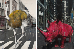 AR на выставке современного искусства