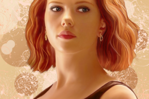 Digital Портрет «Портрет Скарлетт Йоханссон»