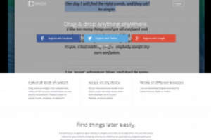 Статья «Dragdis — сервис для «коллекционирования» контента»