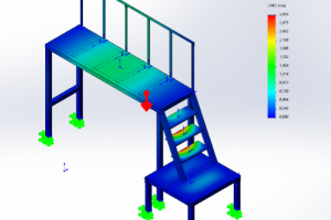 Переходной мост. Расчет нагрузок.