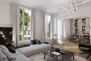 Дизайн проект квартиры в Париже