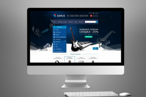 Интернет-магазина для компании Asmus