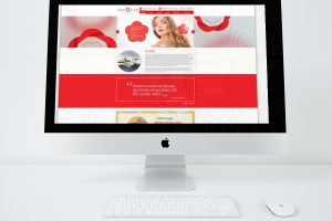 Дизайн сайта для компании "Hair club"