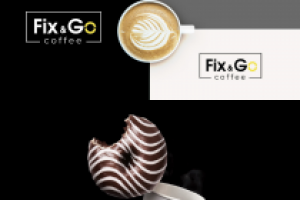 Фирменный стиль для кофейни Fix&Go