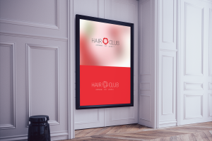 Фирменный стиль и дизайн сайта для компании "Hair club"