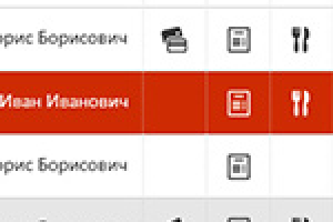 Бронирование столиков