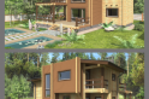 Брусовый дом