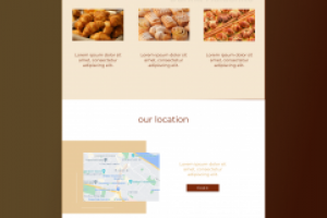 Landing page для пекарни