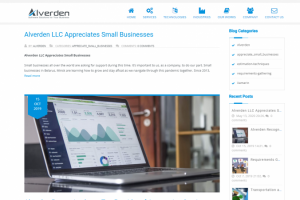 Разработка блога сайта