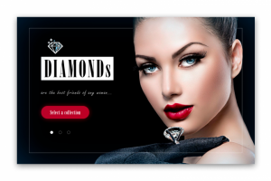 Баннер для ювелирной продукции