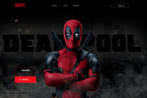 Первый экран сайта