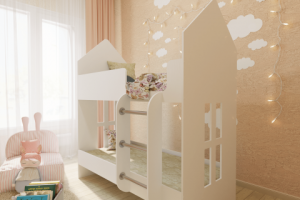 моделирование и визуализация детской кроватки