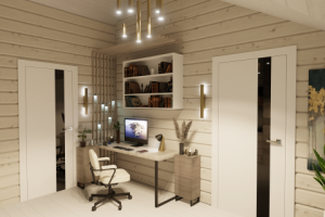 мини офис в частном доме