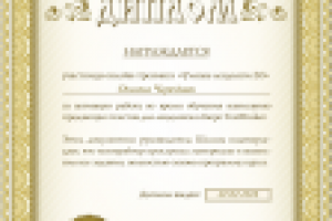 Диплом от Сергея Трубадура (лендинги)