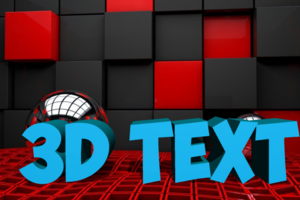 3D текст