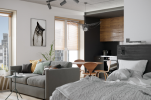 Однушка в современном стиле.