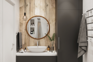 Современная ванная комната для холостяка