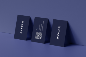 Дизайн визитки для онлайн школы танца