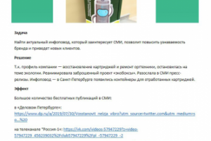 Экологический проект. PR без бюджета