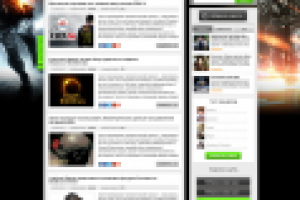 Дизайн игрового портала