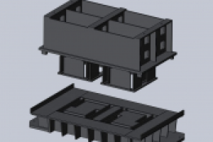 Пресс-форма для кирпичей
