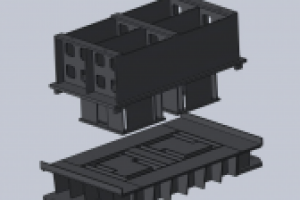 Пресс-форма для кирпичей