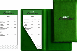 Счет и папка-чек