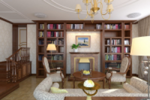 кабинет в загородном особняке