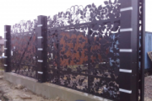 Проект забора для загородного участка