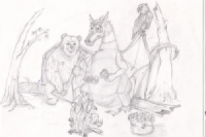 Эскиз к скульптуре