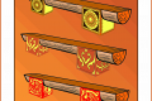 Эскиз скамьи для бани