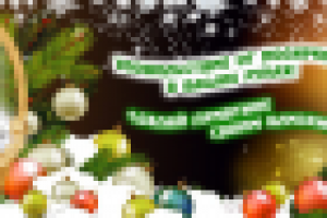 дизайн баннера в новогоднем стиле