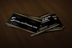 дизайн визиток для компании прогноза спортивных событий