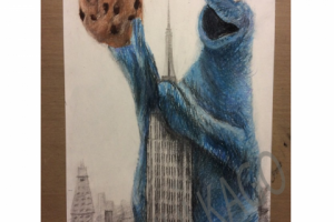 рисунок цветными карандашами