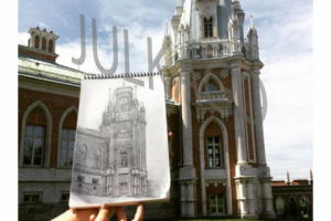 рисунок с натуры от руки