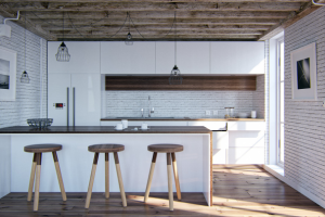 Кухня в стиле лофт