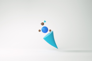 Абстрактные формы для известного бренда