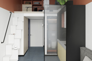 Бюджетная студия на 25 квадратов