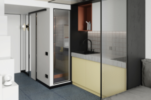 Бюджетная студия на 25 квадратов