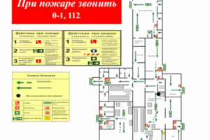План эвакуации при пожаре на объекте