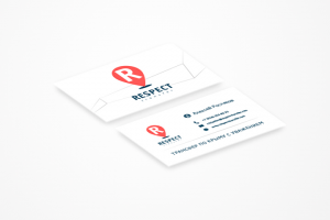 Дизайн визиток для трансферной компании "Respect Transfer"