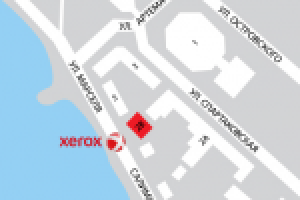 Карта проезда для Xerox в Казани.