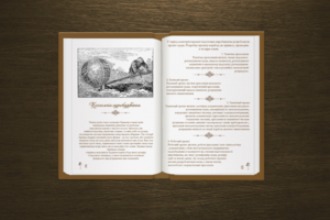 Разворот книги